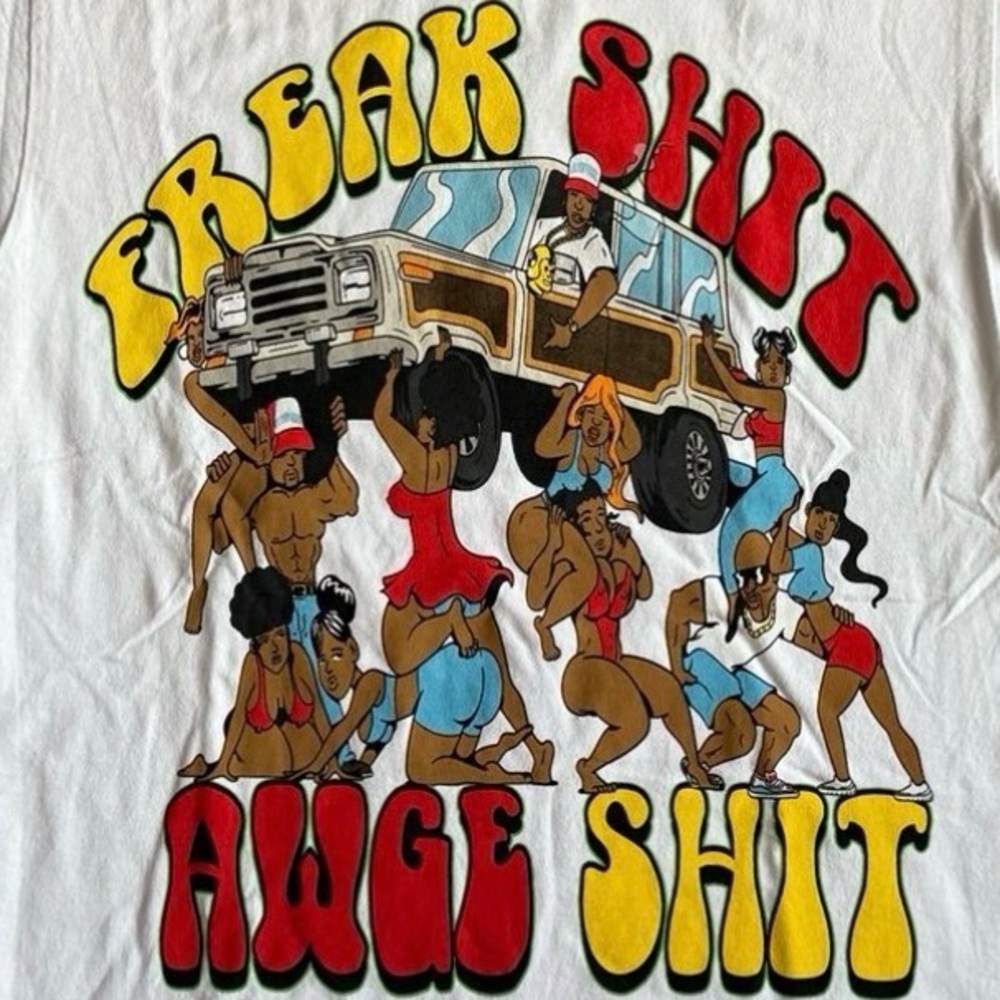 Men’s Graphic T-Shirt, Freak $hit, AWGE, ASAP Rocky, NEW - Picture 2 of 5